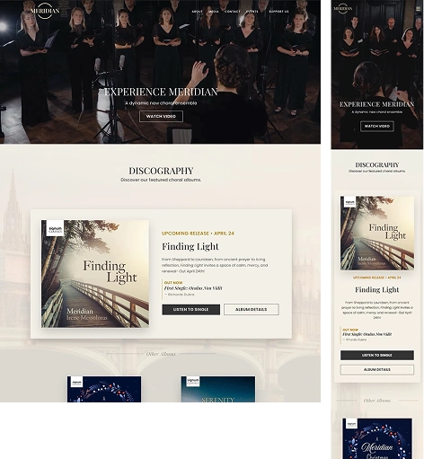 Classic & Modern Website